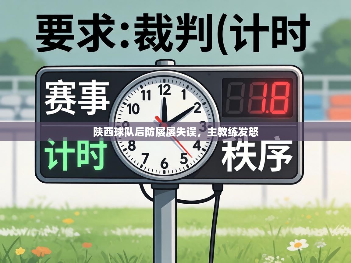 陕西球队后防屡屡失误，主教练发怒  第1张
